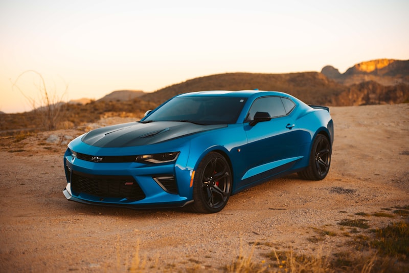 Sports car parked near the coast showing the effects of salt air exposure